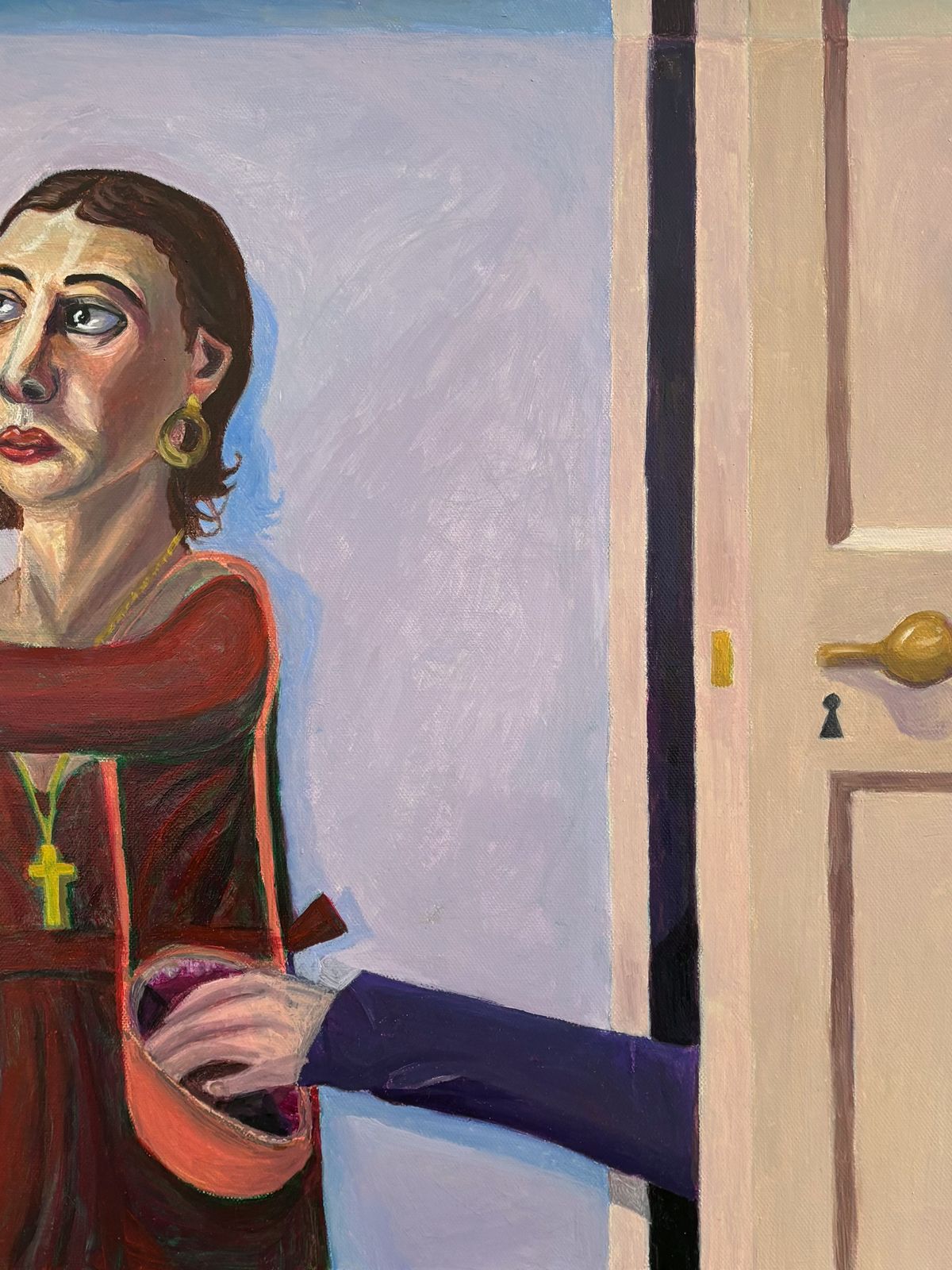Pick pocket/lady in red Artwork