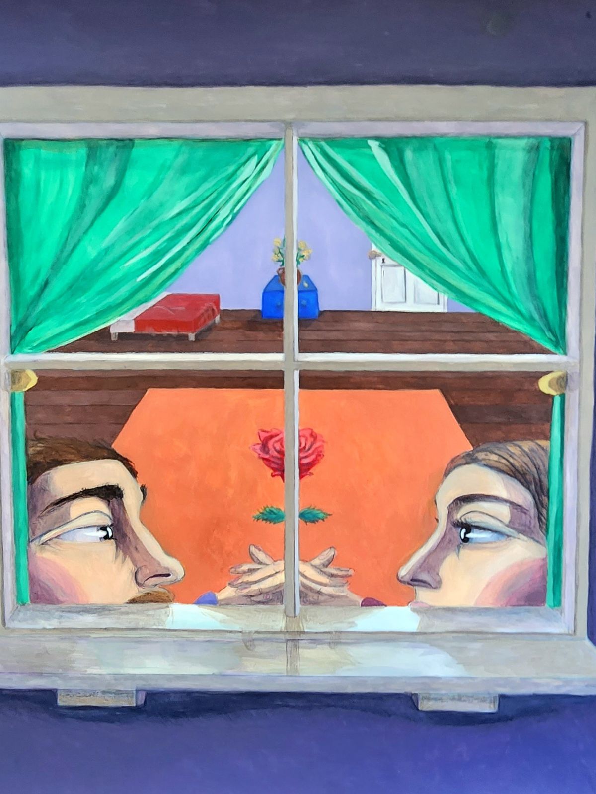 The couple in the window Artwork